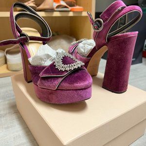 Alexander Birman Madelina Berry Platform Sandal - 41/10 US